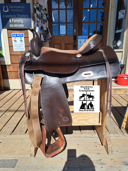 17" King Series Lightweight All Around Western Trail Saddle