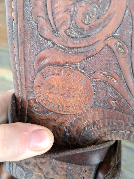 15" Billy Cook Western Equitation Show Saddle