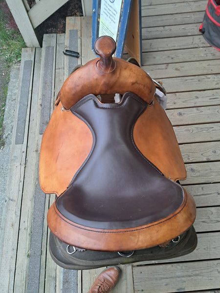 16" Fabtron Arabian Full Quarter Western Trail Saddle