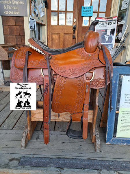 16" Montana Saddlery Roping Saddle