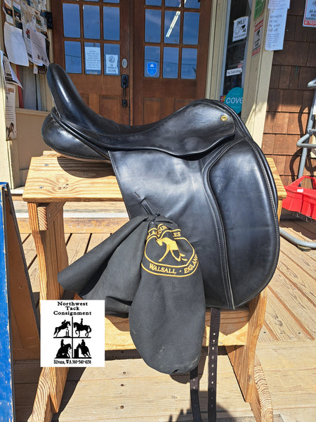 17.5" Black Country Eloquence Dressage Saddle