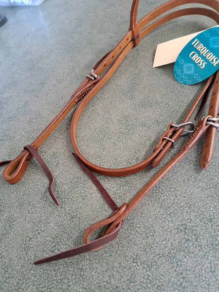 New Turquoise Cross Headstall