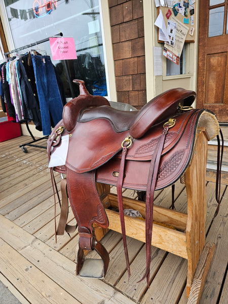 17.5" Big Horn Draft Horse Saddle