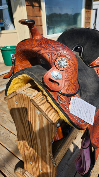 15" Circle J Treeless Barrel Saddle