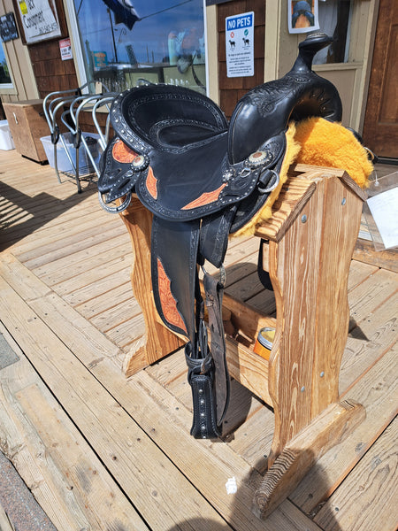 16.5" Allegany Mountain Western All Around Saddle