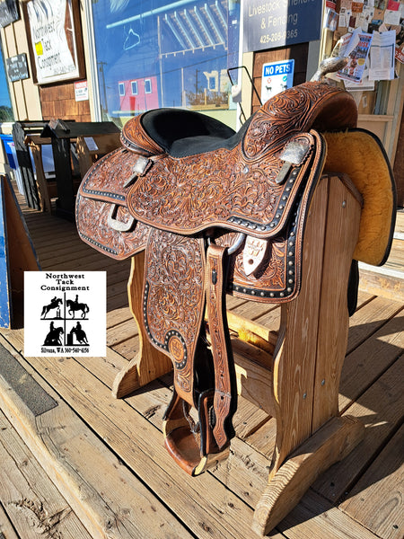17" Wenger Custom Western Equitation Show Saddle
