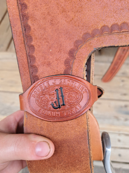 14" Double J Pozzi Pro Racer Barrel Saddle