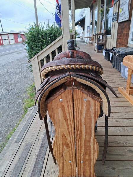 15" Crates Mike Beers Team Roper Saddle