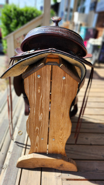 15" Hereford Tex Tan Pleasure Saddle