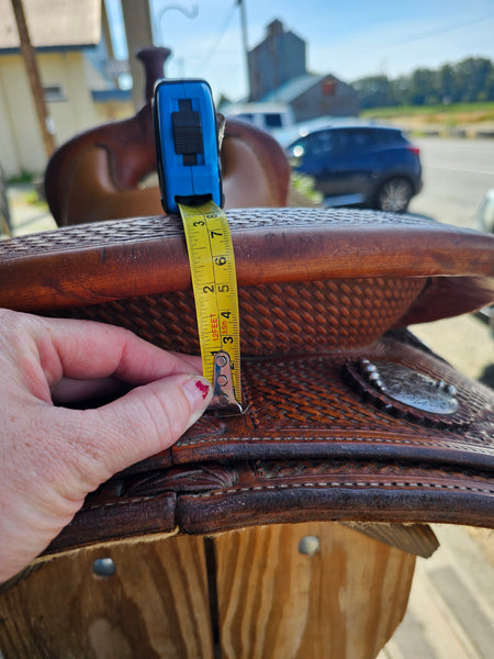 16.5" Bob's Custom Saddles Jordan Larson Reining Saddle