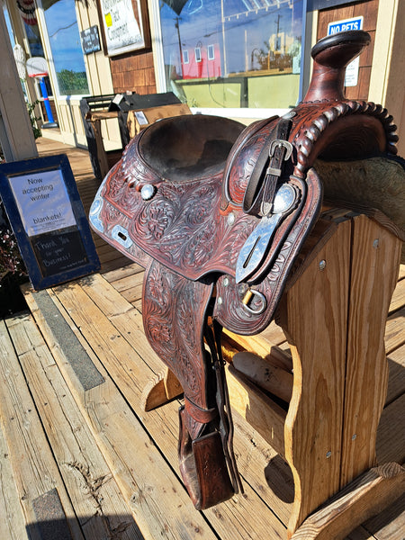 15" Champion Turf Western Equitation Show Saddle