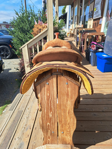 16" Sergeant's Texas Classic Roughout Work Saddle