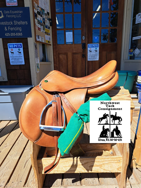 17" Prestige Close Contact Jumping Saddle