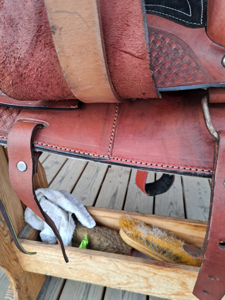 On Trial  12" youth western saddle