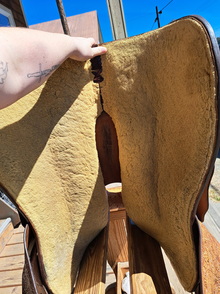 16" (Finished to 15") Blue Ribbon Western Equitation Show Saddle