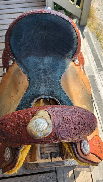 16" SRS Barrel Racing Saddle