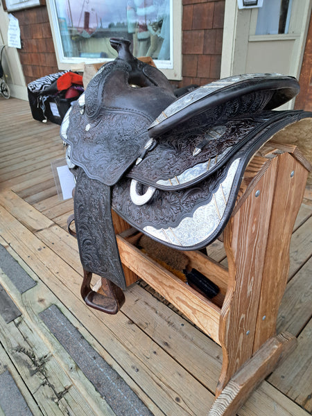 ON TRIAL 16"  Vintage Billy Royal Western Equitation Show Saddle