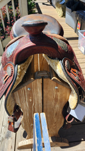 15.5" Hereford Tex Tan Western Equitation Show Saddle