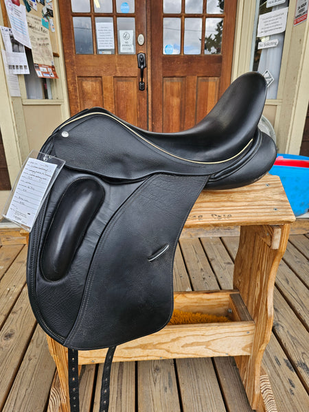 17.5" Custom Saddlery Wolfgang Gemini R Monoflap Dressage Saddle