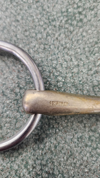 4.75" herm Sprenger Bradoon With Lozenge and roller