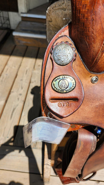 15" American Saddlery Barrel Racing Saddle