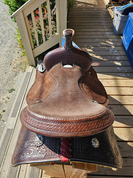 16" Silver Royal Jackpot All Around Roping Saddle