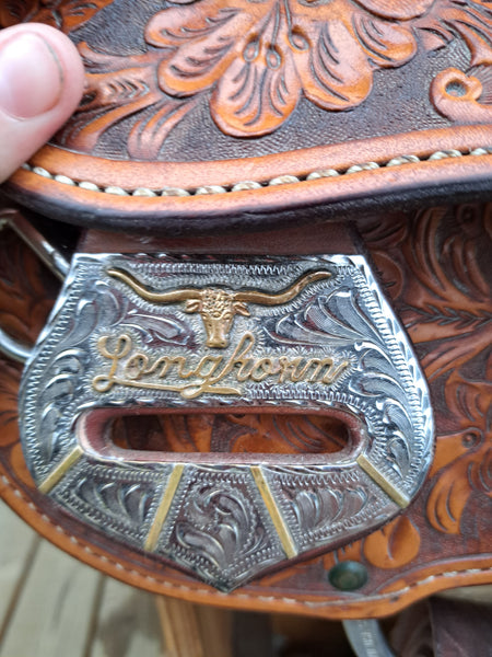 15" Billy Cook Longhorn Western Equitation Show Saddle
