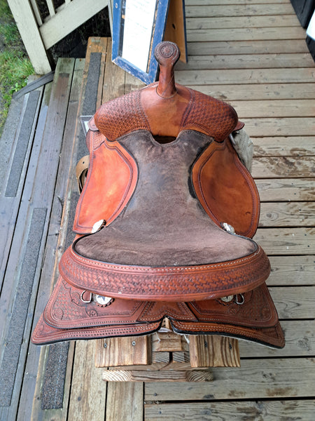 ON TRIAL 15" King Series All Around Western Trail Saddle