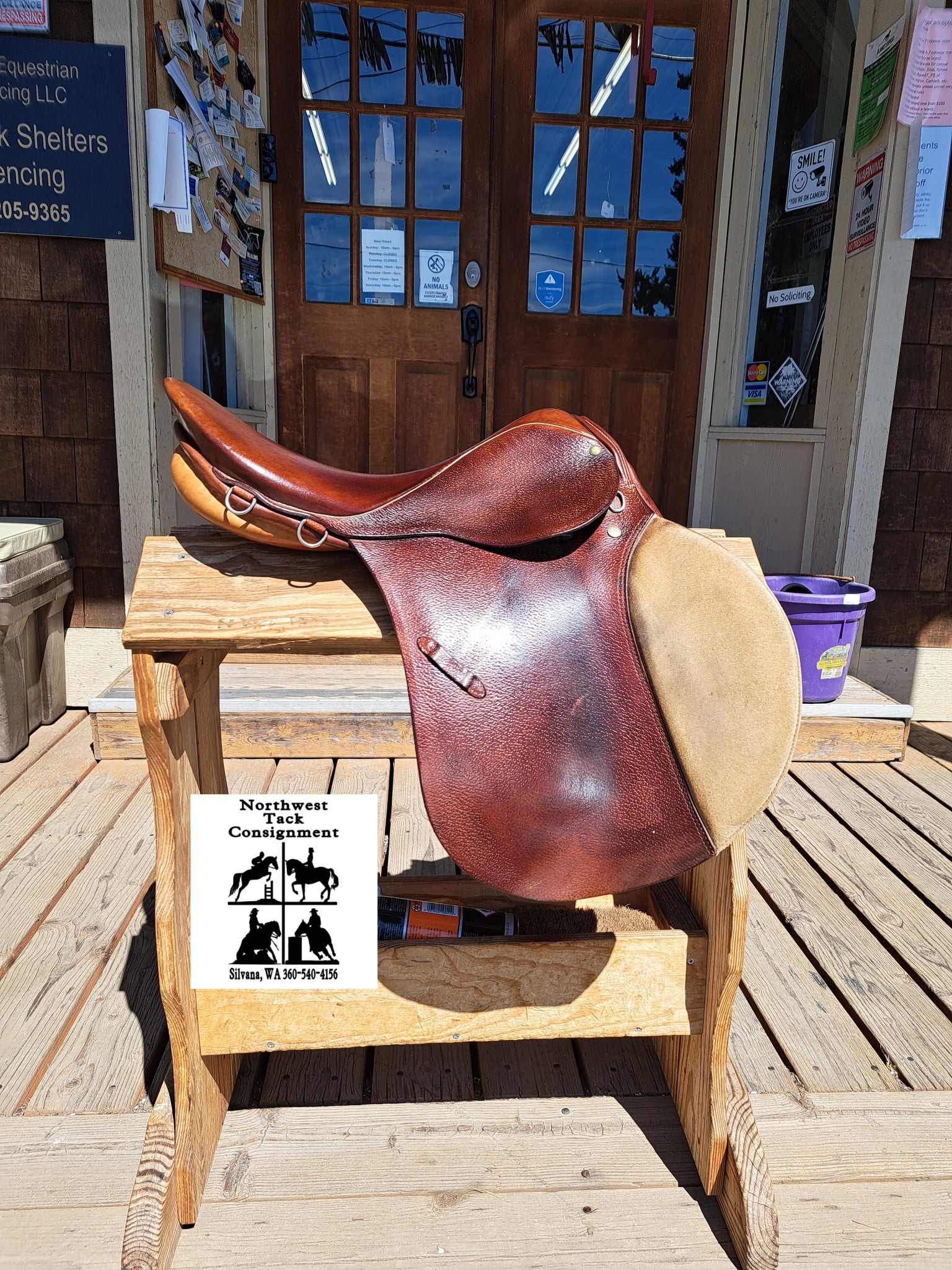17" Stubben Close Contact Saddle