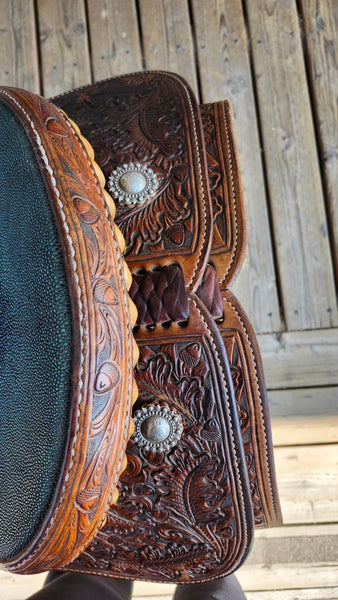 16" Yost Roping Saddle