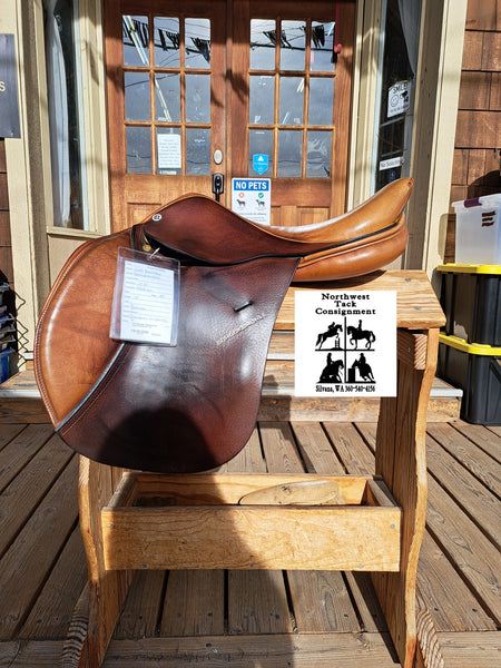 17.5" Cliff Barnsdy Schockemolhe Jump saddle