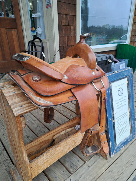13" Youth Western Show Saddle