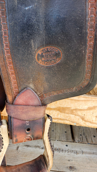 ON TRIAL 14.5" Billy Cook Barrel Saddle 1930