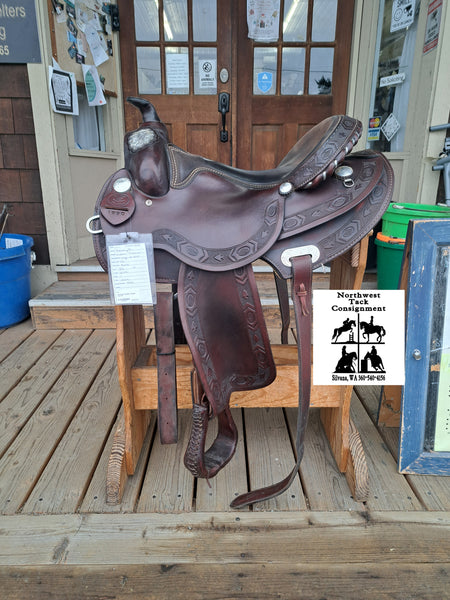 16" Rocking R Western Pleasure Saddle