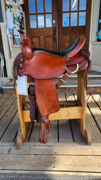 16" Crates Round Skirt Western Trail Saddle