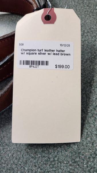 Champion Turf Leather Show Halter