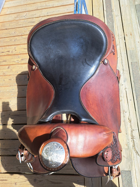 17" Ortho-Flex Western Trail Saddle