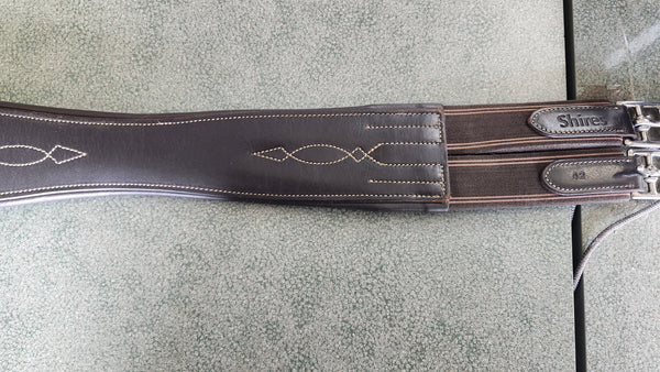 42" Shires Padded Leather Girth