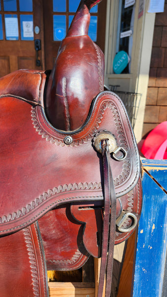 15" Circle Y Topeka Flex2 Western Trail Saddle