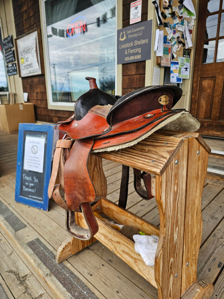 12.5" B Bar B western saddle