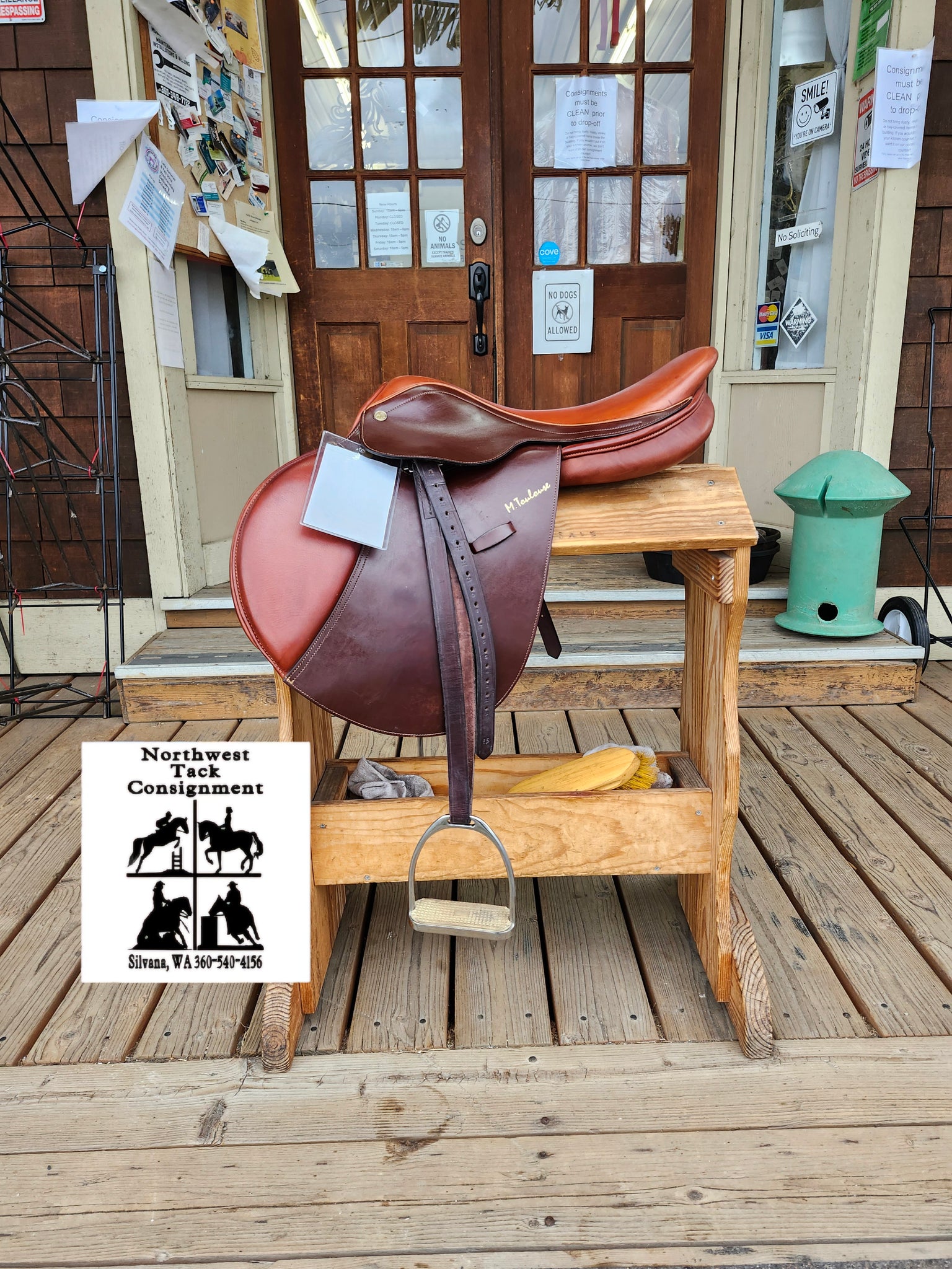 17" M. Toulouse Close Contact Saddle