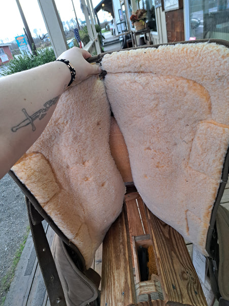 15" Big Horn Cordura Roper Western saddle