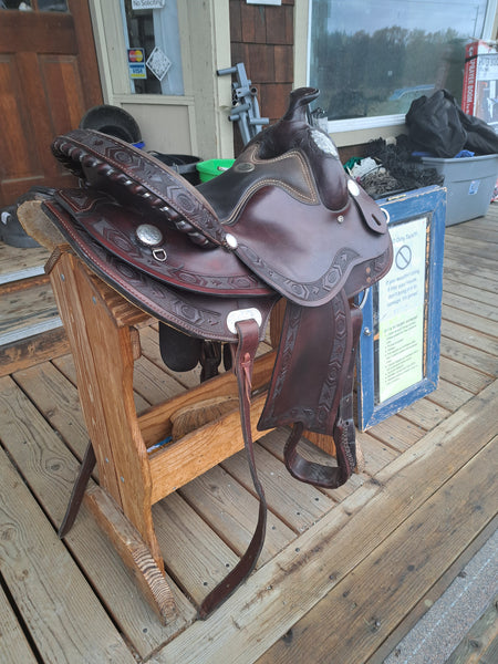 16" Rocking R Western Pleasure Saddle