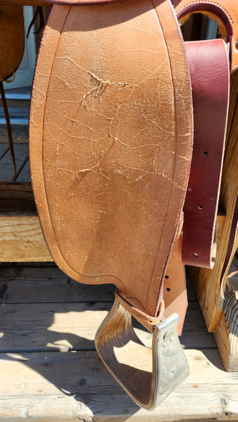 16" Paul Van Dyke Maker Wade Ranch Roper Saddle
