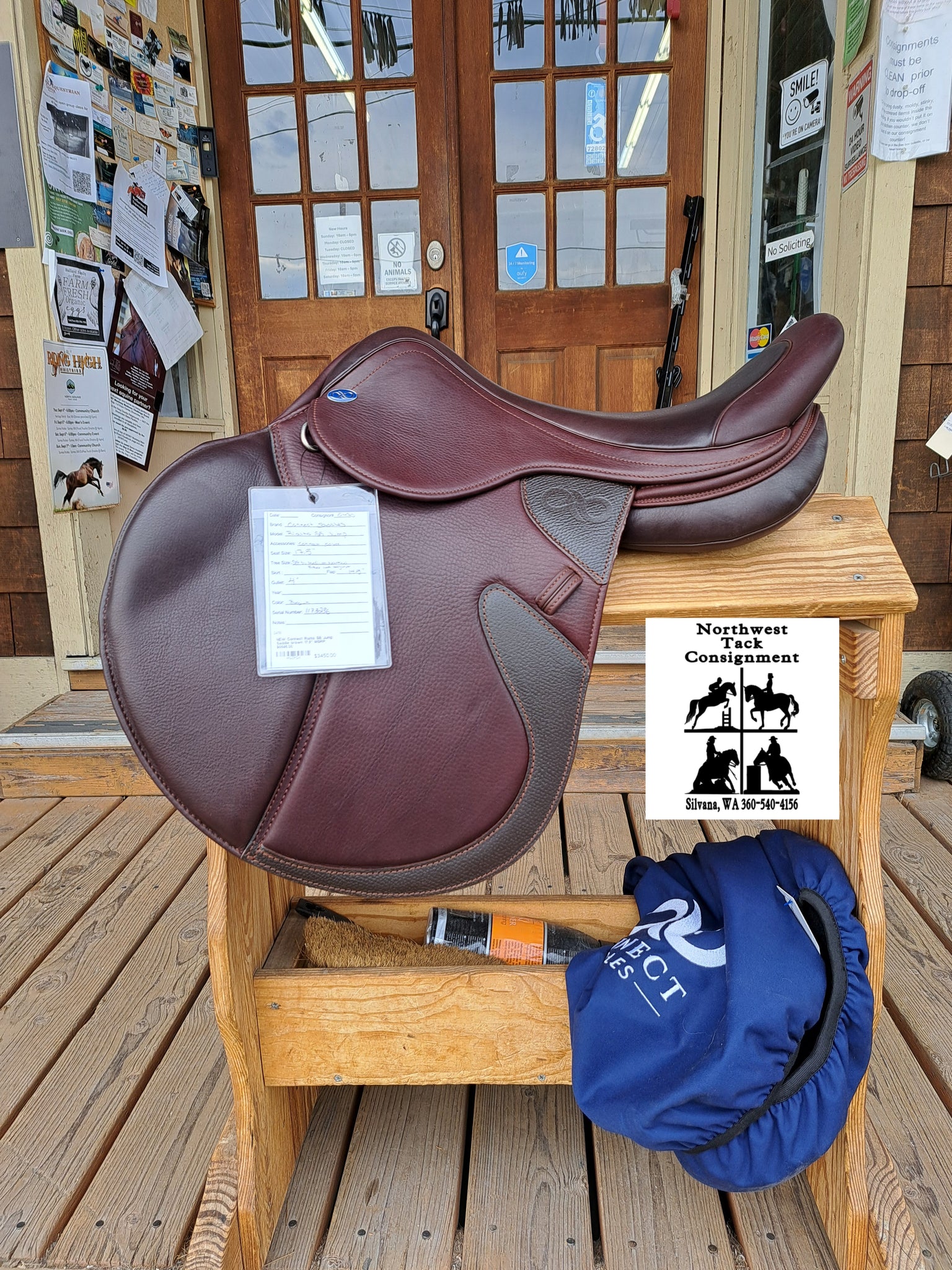 17.5" Connect Saddles Rialto SB Jump Saddle