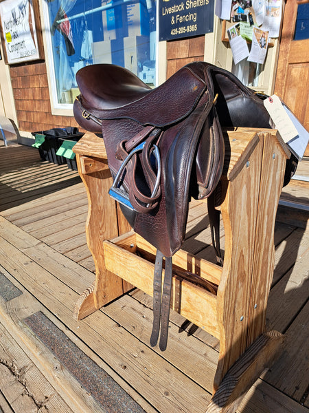 18" Jeffries JMX Monoflap Jump Saddle