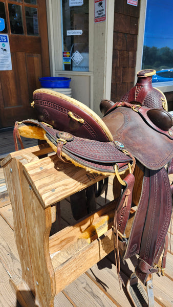 17" Allegany Mountain Saddlery Weatherly Wade Custom Saddle