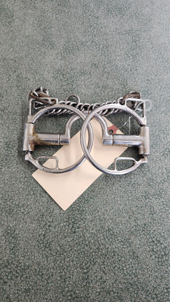 5" Spring Jointed Ported Snaffle