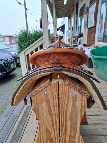 15" Billy Cook Longhorn Western Equitation Show Saddle