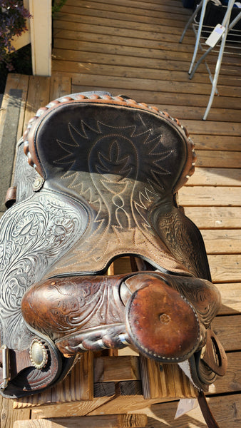 15" Vintage Simco Western Trail Saddle